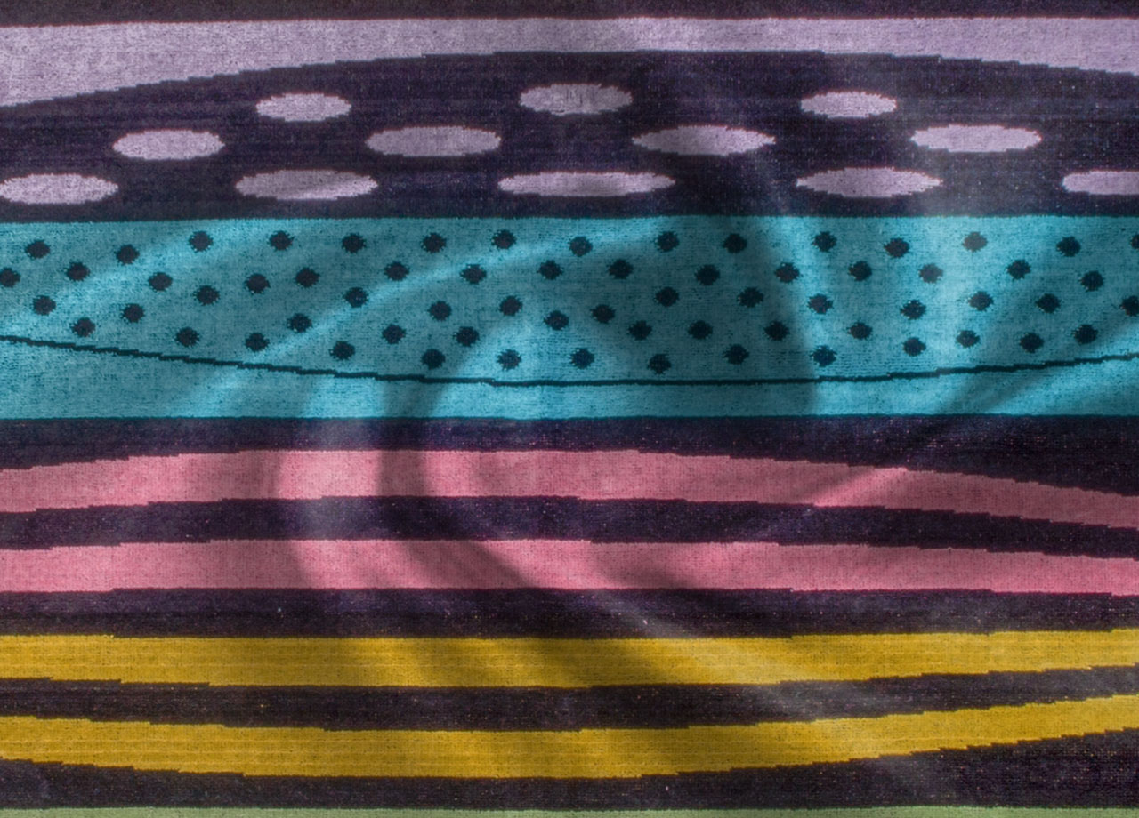 Telo Mare Jacquard Spugna Asciugamano Spiaggia Disegno Picasso Fish 2 TELO MARE PICASSO FISH1 DETT4