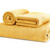 Asciugamani Salvietta Bagno In Morbida Spugna Modello Sophie Colore Gold 36 TELO SOPHIE GOLD