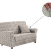 Copridivano Antimacchia Elasticizzato Divano Penisola Angolare Componibile Fantasy 3596 ZOOM FANTASY LINEARE PANNA