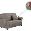 Copridivano Antimacchia Elasticizzato Divano Penisola Angolare Componibile Fantasy 3605 ZOOM FANTASY LINEARE TORTORA