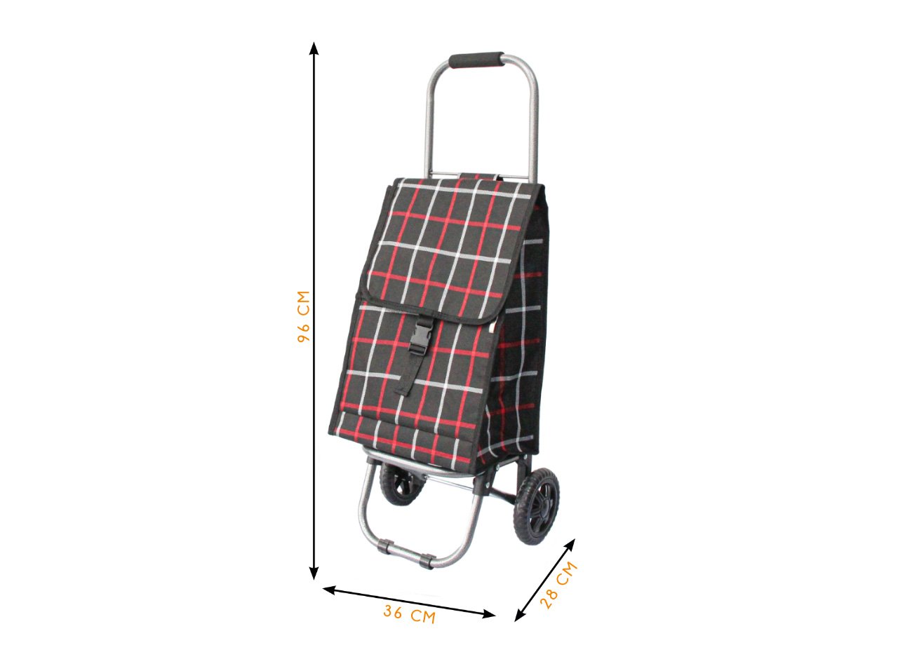 Carrello Spesa Con Ruote Trolley Portaspesa Con Manico Amilcare 20 Carrello Spesa Con Ruote Trolley Portaspesa Con Manico Amilcare - immagine 461