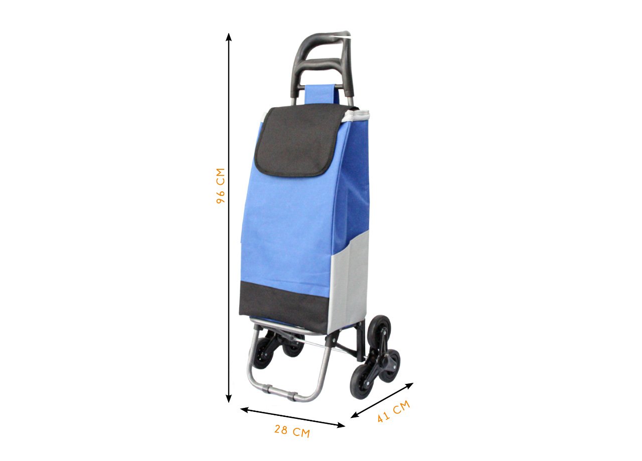 Carrello Spesa Con Ruote Trolley Portaspesa Con Manico Romeo - immagine 459