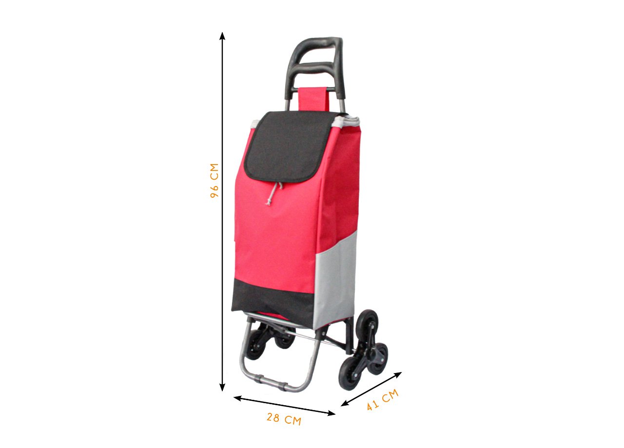 Carrello Spesa Con Ruote Trolley Portaspesa Con Manico Romeo - immagine 462