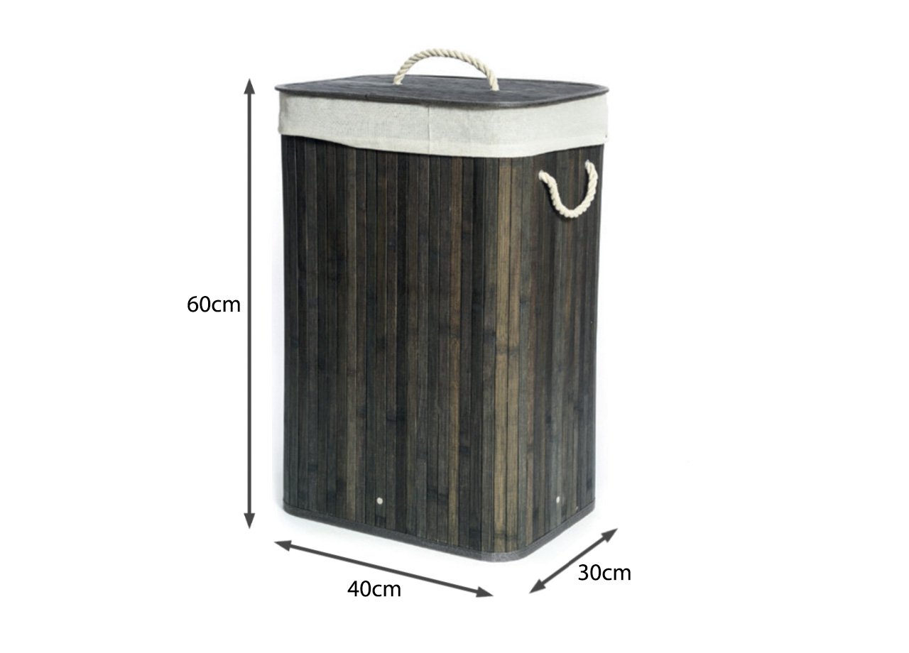 Cesta Portabiancheria Con Coperchio Contenitore Multiuso Bamboo Tinta Unita 31 Cesta Portabiancheria Con Coperchio Contenitore Multiuso Bamboo Tinta Unita - immagine 451