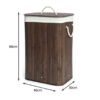 Cesta Portabiancheria Con Coperchio Contenitore Multiuso Bamboo Tinta Unita 40 Cesta Portabiancheria Con Coperchio Contenitore Multiuso Bamboo Tinta Unita - Thumbnail Image 453