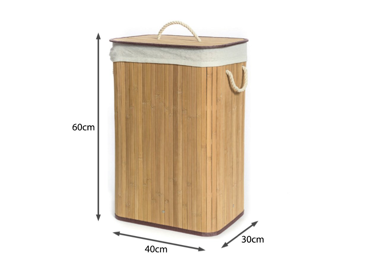 Cesta Portabiancheria Con Coperchio Contenitore Multiuso Bamboo Tinta Unita 35 Cesta Portabiancheria Con Coperchio Contenitore Multiuso Bamboo Tinta Unita - immagine 455