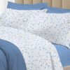 Completo Lenzuola Letto 100% Cotone Italy 3027 Disegno Melody - Thumbnail Image 21