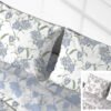 Coppia Federe Cuscino Letto Bottoni Laterali 100% Cotone Disegno Magnolia GI 5 Coppia Federe Cuscino Letto Bottoni Laterali 100% Cotone Disegno Magnolia GI - Thumbnail Image 2