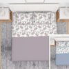 Completo Lenzuola Letto In 100% Cotone Made Italy Disegno Magnolia 211 Completo Lenzuola Letto In 100% Cotone Made Italy Disegno Magnolia - Thumbnail Image 1