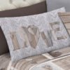Completo Lenzuola Linea Pensieri Delicati 100% Cotone Disegno Shabby Love - Thumbnail Image 582