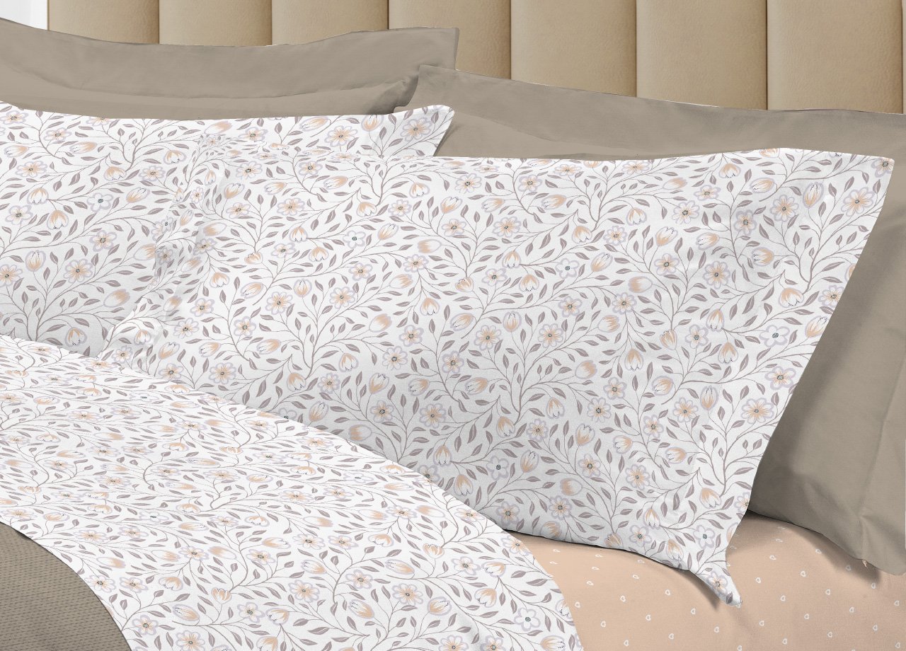 Completo Lenzuola Letto 100% Cotone Italy 3027 Disegno Melody - immagine 28