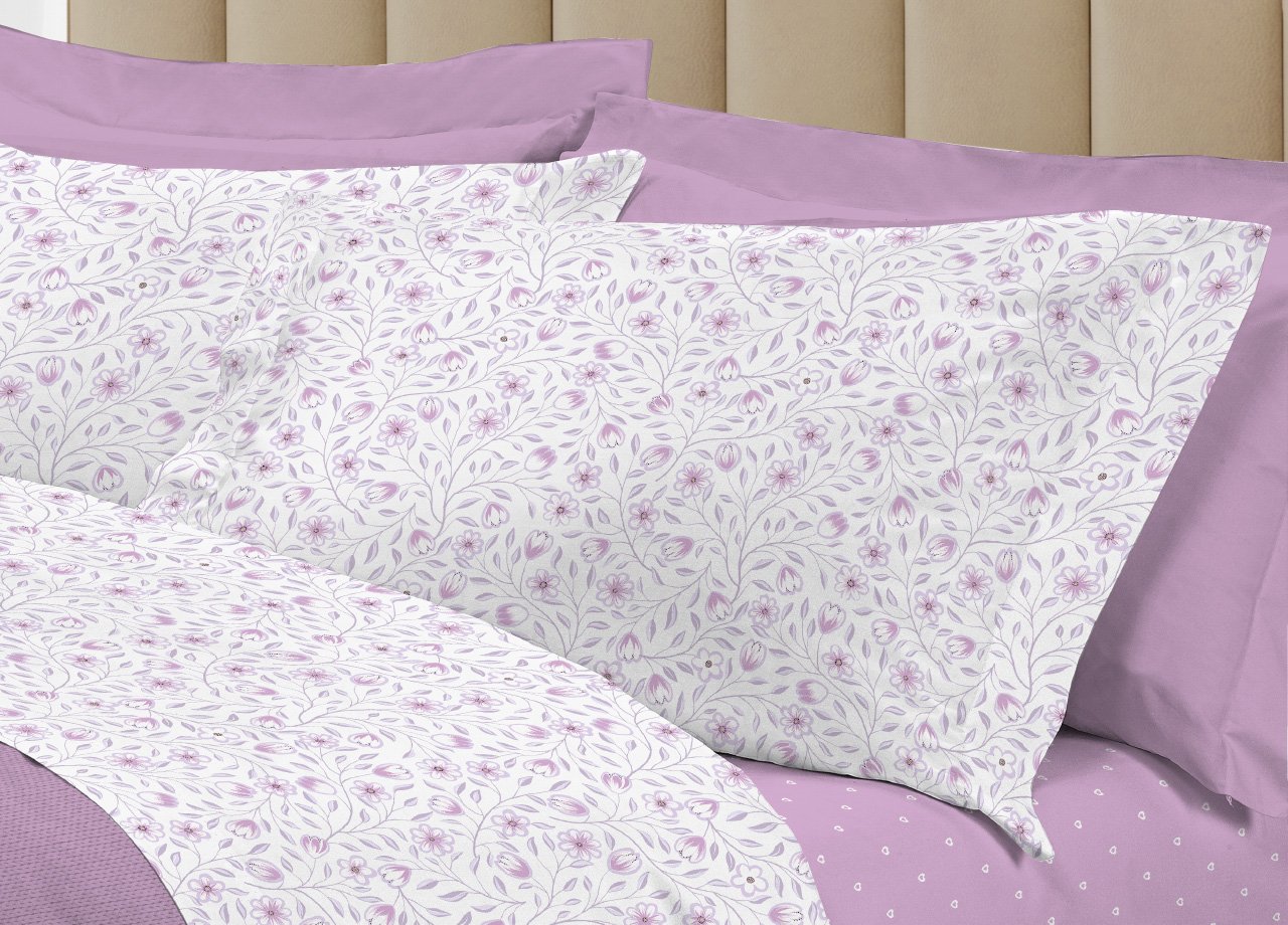 Completo Lenzuola Letto 100% Cotone Italy 3027 Disegno Melody - immagine 32
