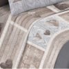 Completo Lenzuola Linea Pensieri Delicati 100% Cotone Disegno Shabby Love - Thumbnail Image 581