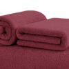 Asciugamani Salvietta Bagno In Morbida Spugna Modello Sophie Colore Bordeaux - Thumbnail Image 135