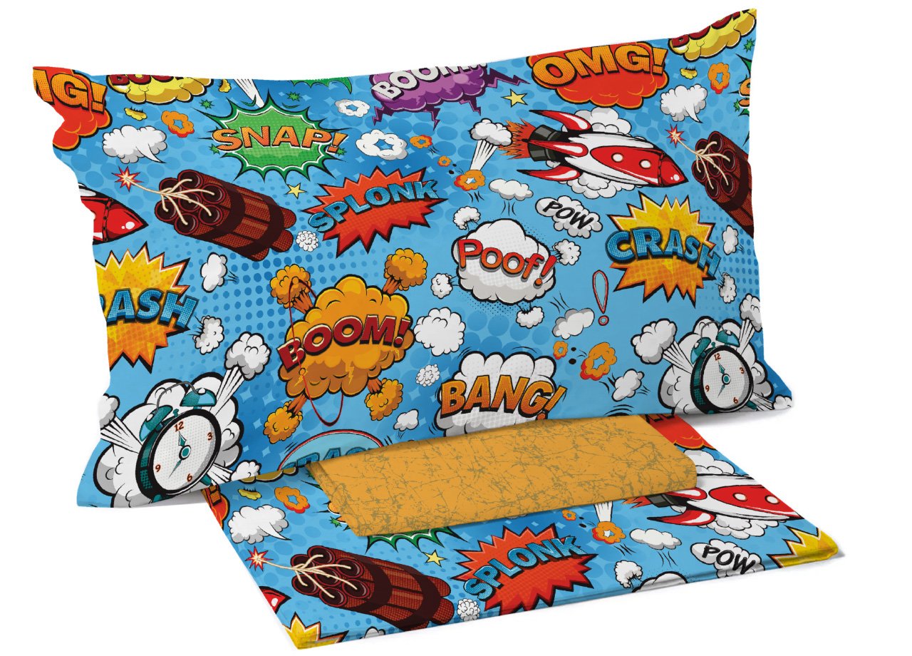 Completo Lenzuola Freestyle Per Ragazzi 100% Cotone Digitale Boom - immagine 197