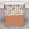 Completo Lenzuola Letto In 100% Cotone Made Italy Disegno Cani 25GI - Thumbnail Image 1