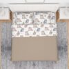 Completo Lenzuola Letto In 100% Cotone Made Italy Disegno Gatti 25GI 78 Completo Lenzuola Letto In 100% Cotone Made Italy Disegno Gatti 25GI - Thumbnail Image 1