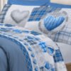 Completo Lenzuola Linea Pensieri Delicati In 100% Cotone Disegno Love Mountain - Thumbnail Image 227