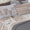 Completo Lenzuola Linea Pensieri Delicati 100% Cotone Disegno Shabby Love - Thumbnail Image 580