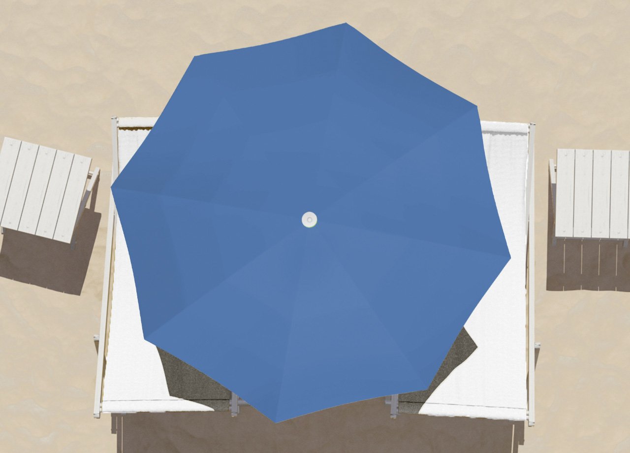 Ombrellone Spiaggia Mare Portatile Palo Reclinabile Tinta Unita Modello Puffy 33 Ombrellone Spiaggia Mare Portatile Palo Reclinabile Tinta Unita Modello Puffy - immagine 913