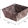 Contenitore Rattan Decorativo Cestino Portaoggetti 14x14x6 Tinta Unita - Thumbnail Image 463