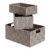 Set 3 Pezzi Contenitore Rattan Great Con Maniglie Decorativo Cestino Portaoggetti 30 Set 3 Pezzi Contenitore Rattan Great Con Maniglie Decorativo Cestino Portaoggetti - Thumbnail Image 335