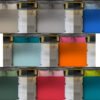 Completo Lenzuola Bicolor Estate Inverno In 100% Cotone Tinta Unita Amici - Thumbnail Image 1
