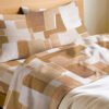 Completo Lenzuola Letto In 100% Cotone Made Italy Disegno Brick 528 Completo Lenzuola Letto In 100% Cotone Made Italy Disegno Brick - Thumbnail Image 1