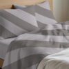 Completo Lenzuola Letto In 100% Cotone Made Italy Disegno Elite - Thumbnail Image 1