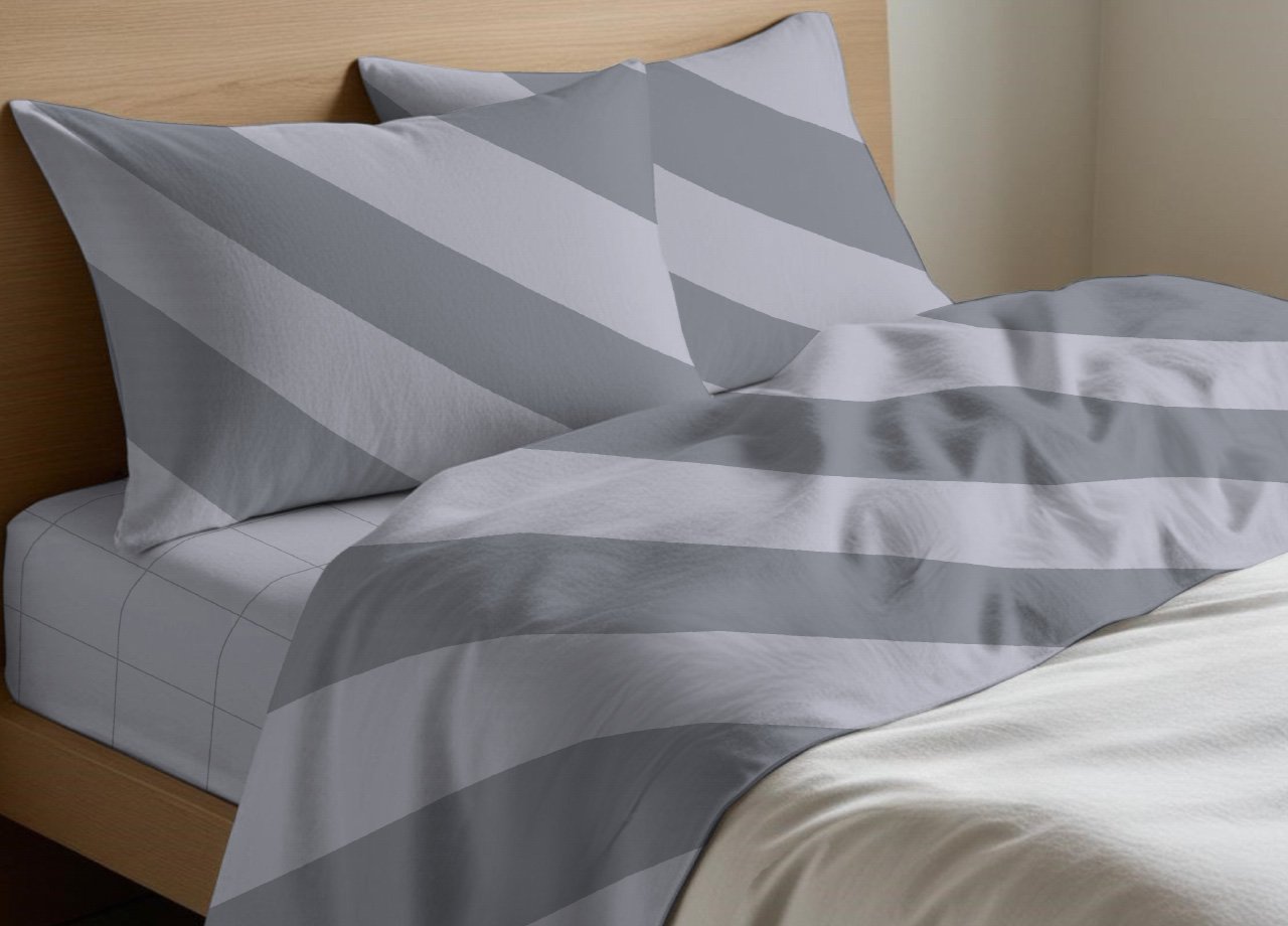 Completo Lenzuola Letto In 100% Cotone Made Italy Disegno Elite - immagine 13