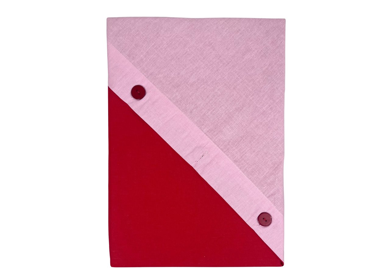 Completo Lenzuola Bicolor Estate Inverno In 100% Cotone Tinta Unita Amici - immagine 19