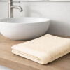Asciugamani Salvietta Bagno In Morbida Spugna Modello Boutique Colore Crema - Thumbnail Image 9