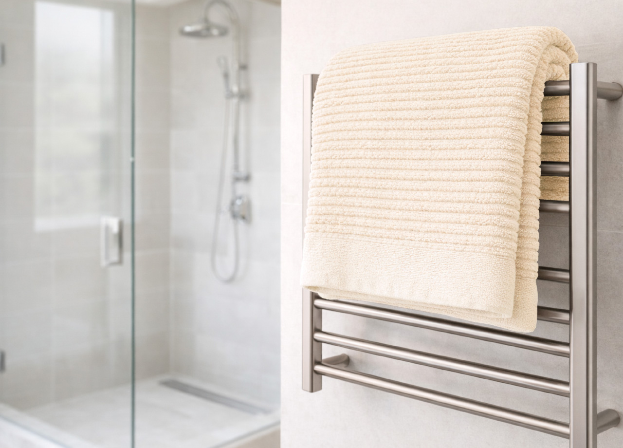 Asciugamani Salvietta Bagno In Morbida Spugna Modello Boutique Colore Crema - immagine 11