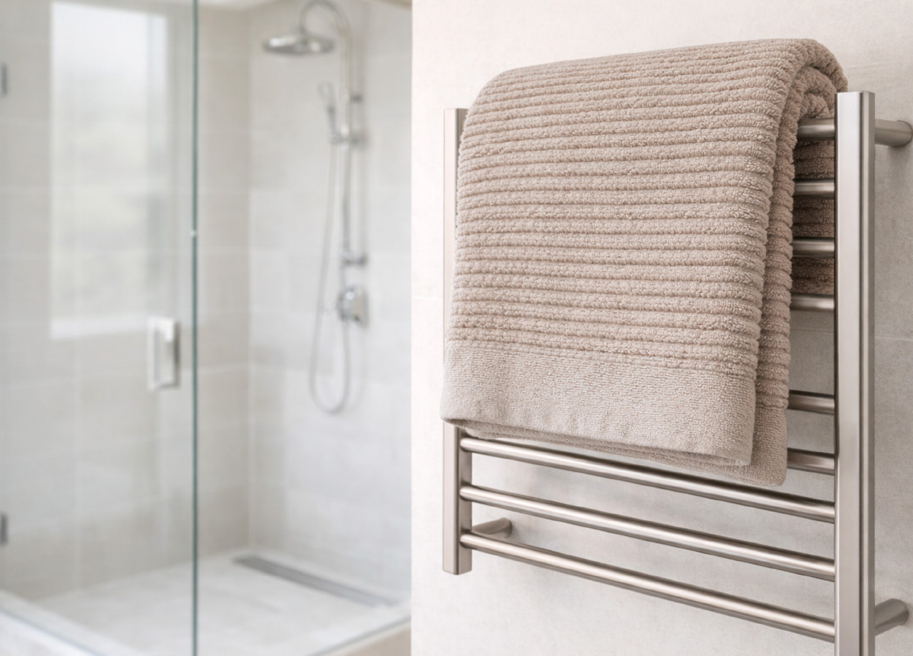 Asciugamani Salvietta Bagno In Morbida Spugna Modello Boutique Colore Tortora - immagine 11