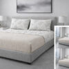 Completo Lenzuola Letto 100% Cotone Made In Italy Disegno Sambuco - Thumbnail Image 1