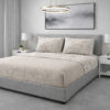 Completo Lenzuola Letto 100% Cotone Made In Italy Disegno Mitril - Thumbnail Image 2