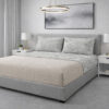 Completo Lenzuola Letto 100% Cotone Made In Italy Disegno Mitril - Thumbnail Image 10