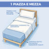 Completo Lenzuola Letto 100% Cotone Made In Italy Disegno Sambuco - Thumbnail Image 8
