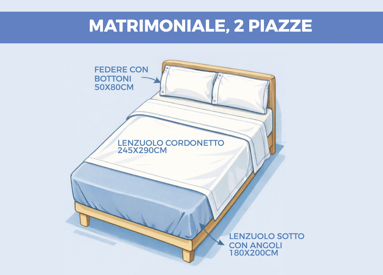 Completo Lenzuola Letto 100% Cotone Made In Italy Disegno Mitril - immagine 9