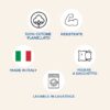 Completo Lenzuola In Morbida Flanella Made Italy Disegno Lane C.N - Thumbnail Image 5
