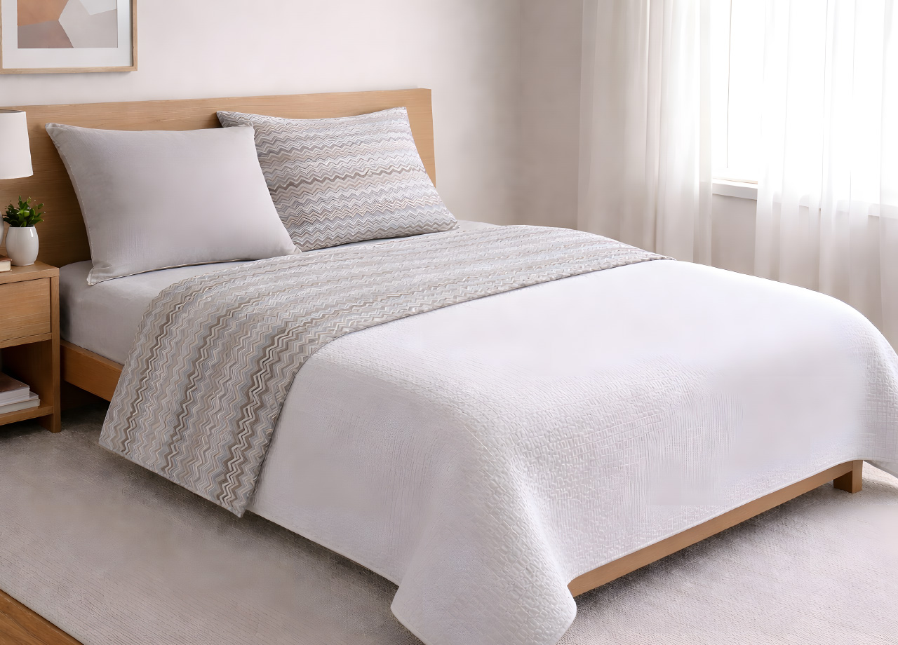 Completo Lenzuola Letto Morbida Flanella 100% Cotone Disegno Baia New 321 Completo Lenzuola Letto Morbida Flanella 100% Cotone Disegno Baia New - immagine 1