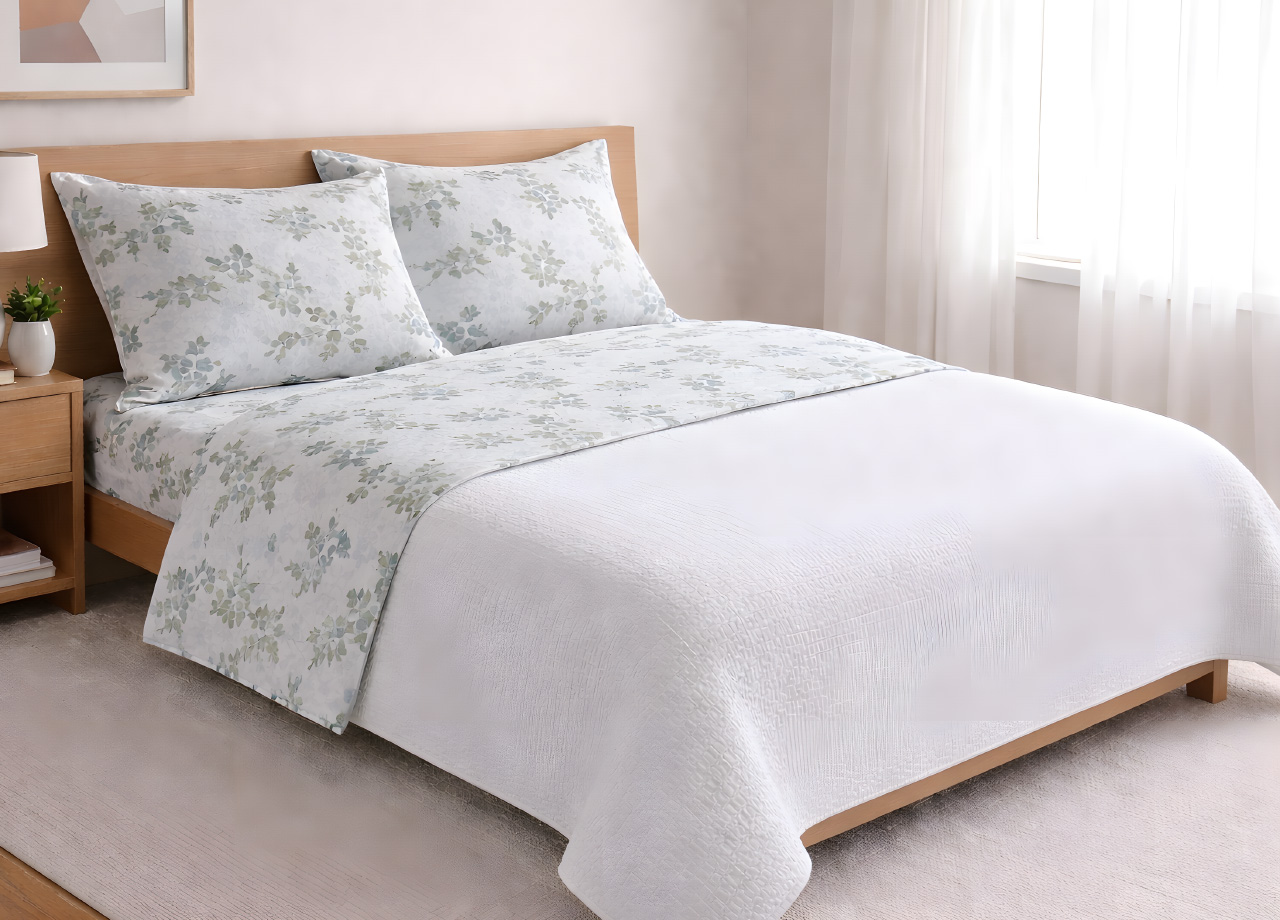 Completo Lenzuola Letto Morbida Flanella 100% Cotone Disegno Petalo 354 Completo Lenzuola Letto Morbida Flanella 100% Cotone Disegno Petalo - immagine 14