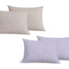Coppia Federe Cuscino Letto Double Face 100% Cotone Disegno Mosaico GI - Thumbnail Image 1