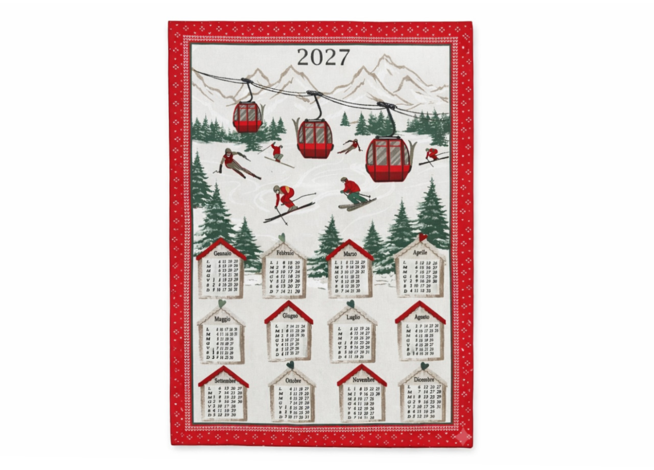 Set 6 Strofinaccio Calendario Asciugamano Cucina Natale Made In Italy 61 Set 6 Strofinaccio Calendario Asciugamano Cucina Natale Made In Italy - immagine 9