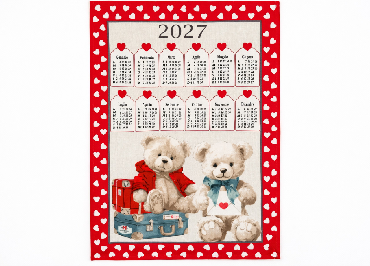 Set 6 Strofinaccio Calendario Asciugamano Cucina Natale Made In Italy 57 Set 6 Strofinaccio Calendario Asciugamano Cucina Natale Made In Italy - immagine 5