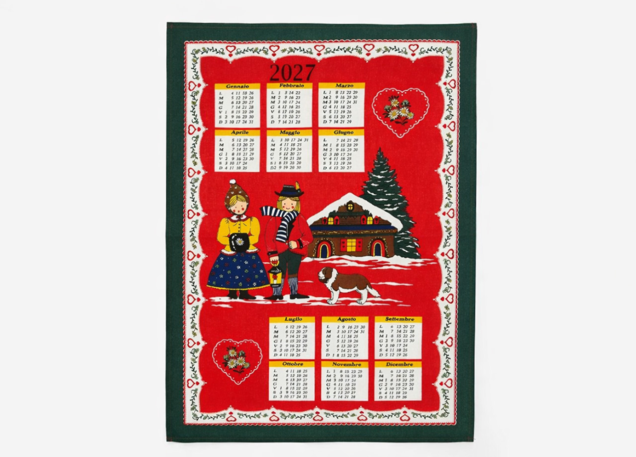 Set 6 Strofinaccio Calendario Asciugamano Cucina Natale Made In Italy 64 Set 6 Strofinaccio Calendario Asciugamano Cucina Natale Made In Italy - immagine 12