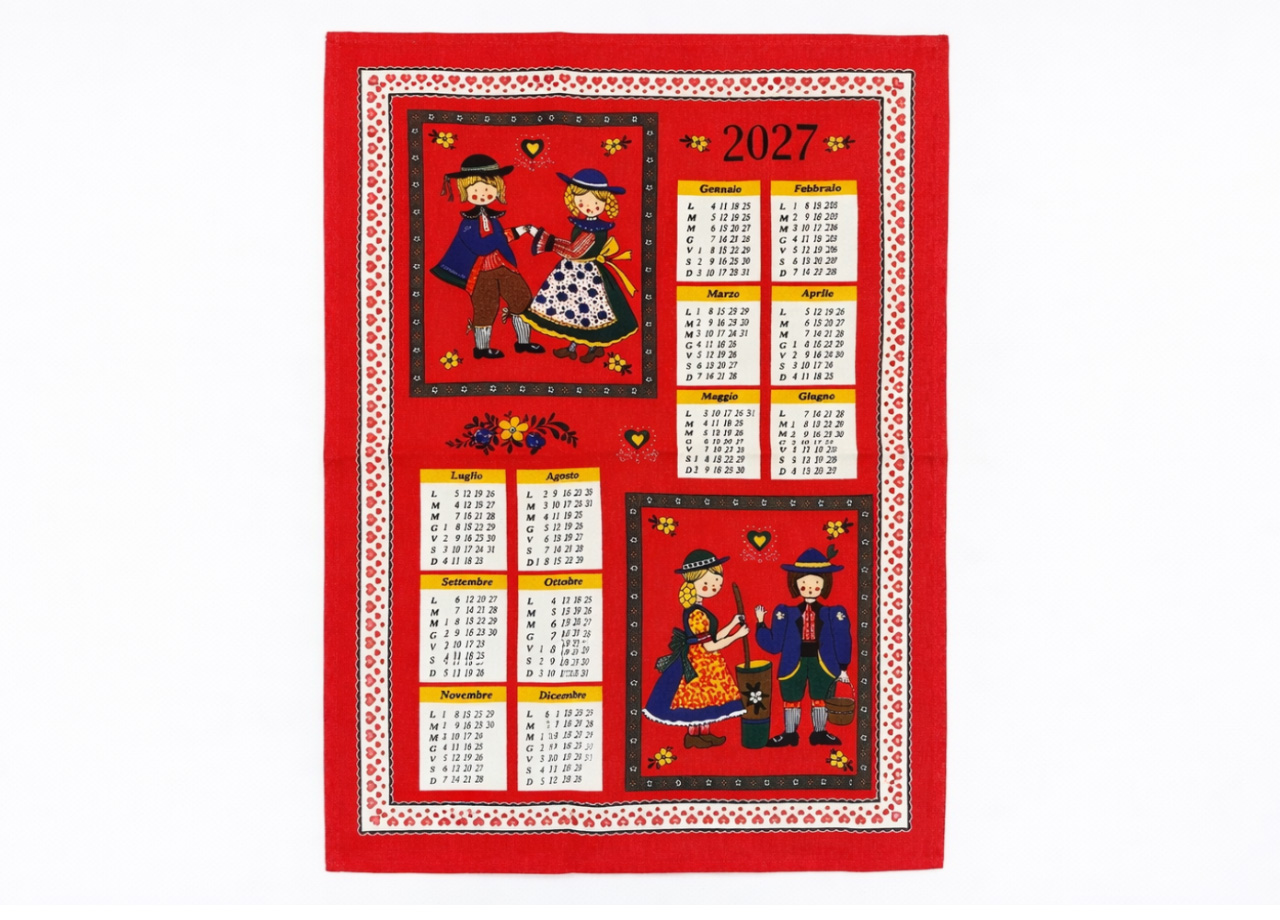 Set 6 Strofinaccio Calendario Asciugamano Cucina Natale Made In Italy 65 Set 6 Strofinaccio Calendario Asciugamano Cucina Natale Made In Italy - immagine 13